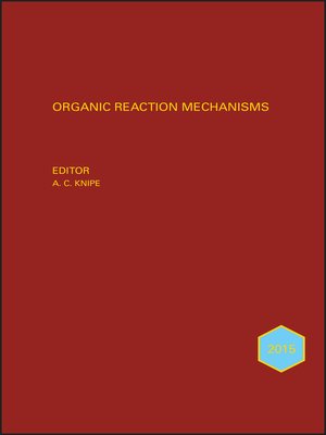 cover image of Organic Reaction Mechanisms 2015